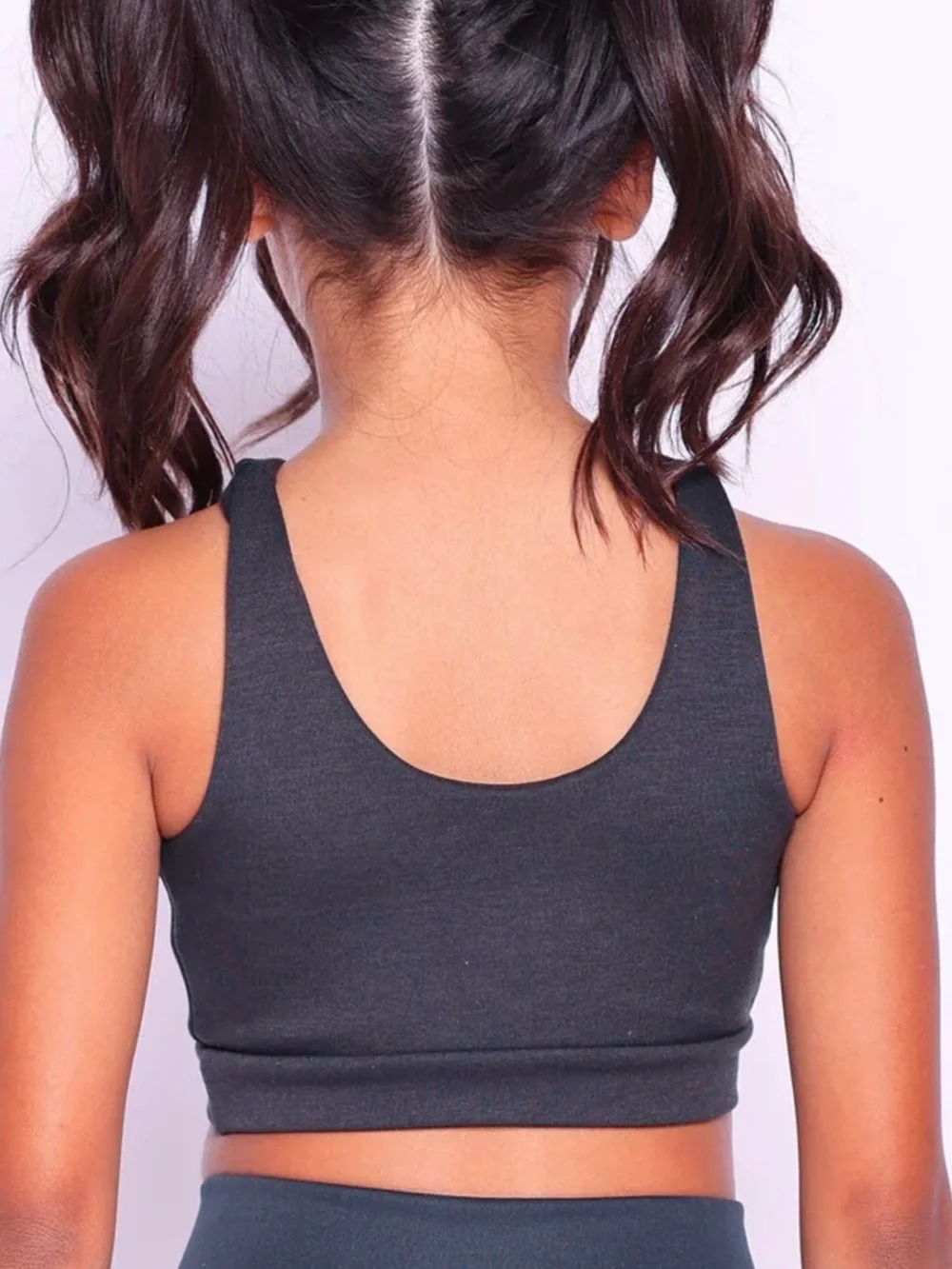 NWT Kandi Kouture Luxe Life Bra Top Black Child Medium CM 5/6 Dancewear